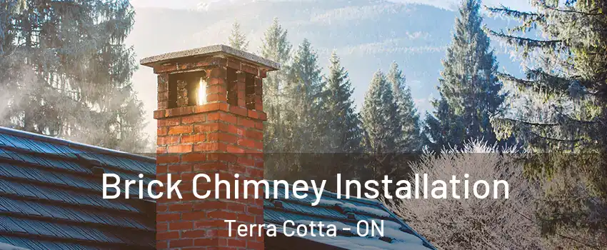 Brick Chimney Installation Terra Cotta - ON