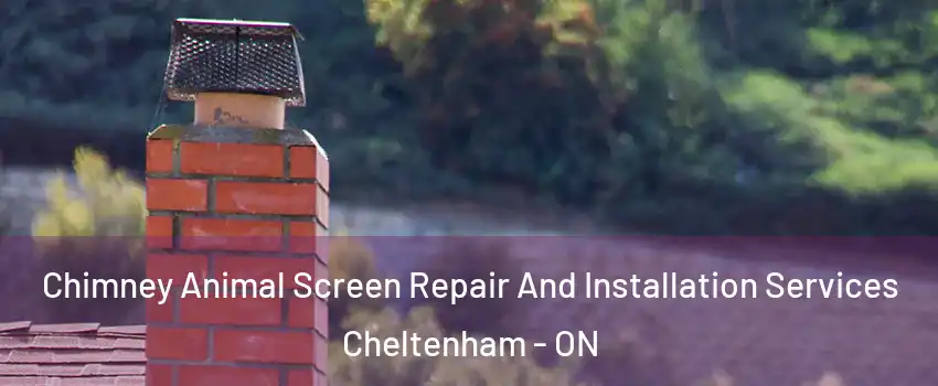 Chimney Animal Screen Repair And Installation Services Cheltenham - ON