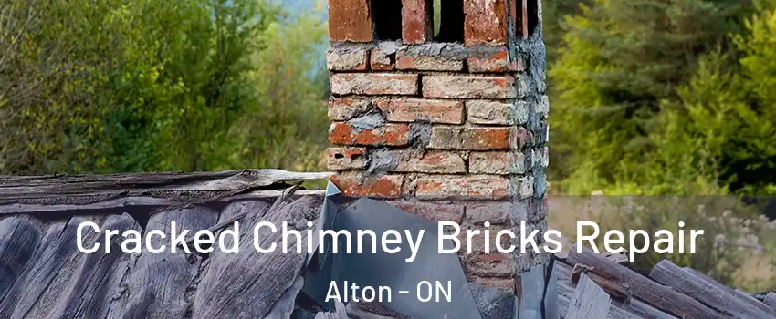  Cracked Chimney Bricks Repair Alton - ON