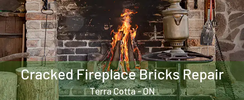 Cracked Fireplace Bricks Repair Terra Cotta - ON