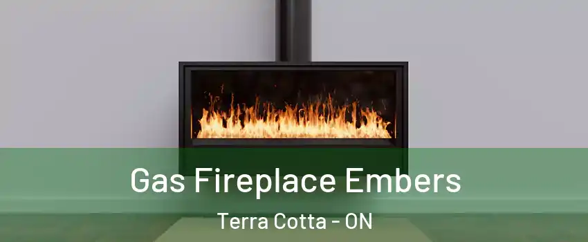  Gas Fireplace Embers Terra Cotta - ON