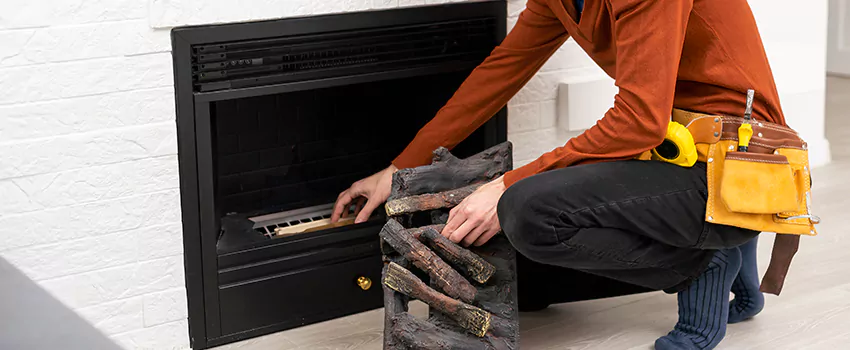 Metal Fireplace Installation in Caledon, Ontario