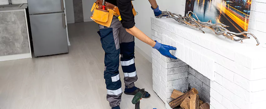 Outdoor Fireplace Restoration in Caledon, Ontario