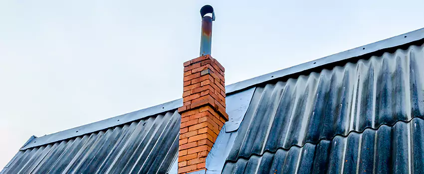 Aluminium Chimney Flashing Repair in Caledon, ON