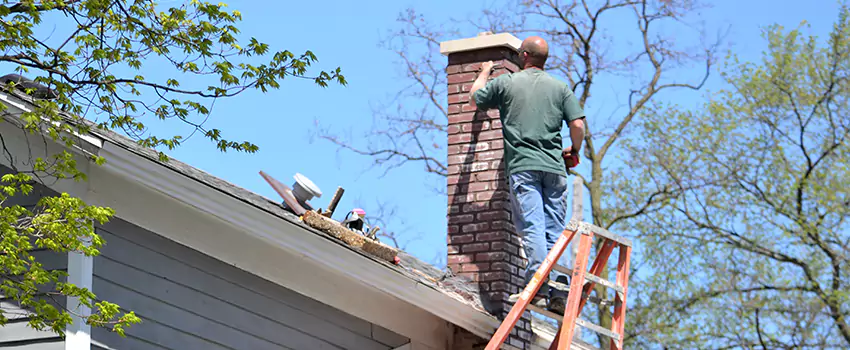 Chimney Crown Repair in Terra Cotta, Ontario