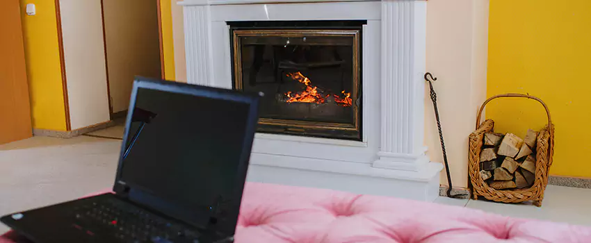 Valor Outdoor Gas Fireplace in Caledon, Ontario