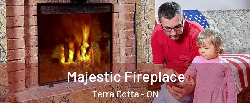 Majestic Fireplace Terra Cotta - ON
