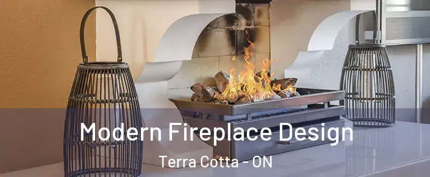  Modern Fireplace Design Terra Cotta - ON