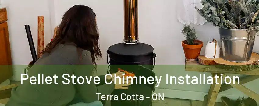  Pellet Stove Chimney Installation Terra Cotta - ON